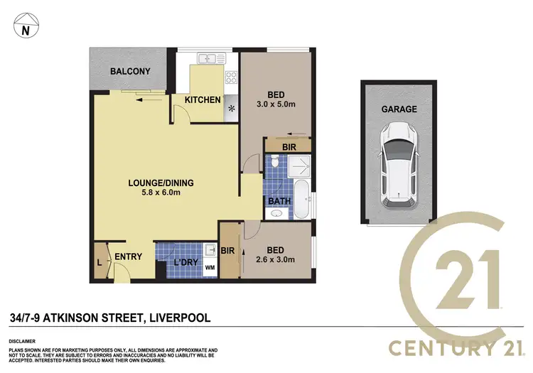 Floorplan of Homely unit listing, 34/7-9 Atkinson Street, Liverpool NSW 2170