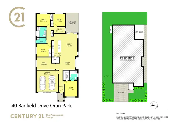 Floorplan of Homely house listing, 40 Banfield Drive, Oran Park NSW 2570
