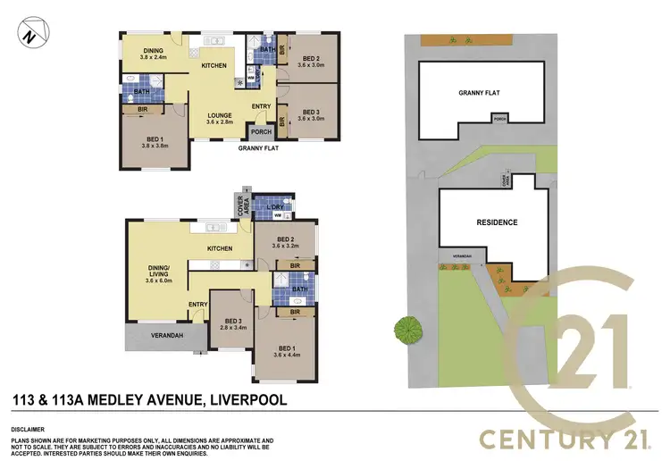 Floorplan of Homely house listing, 113 Medley Avenue, Liverpool NSW 2170