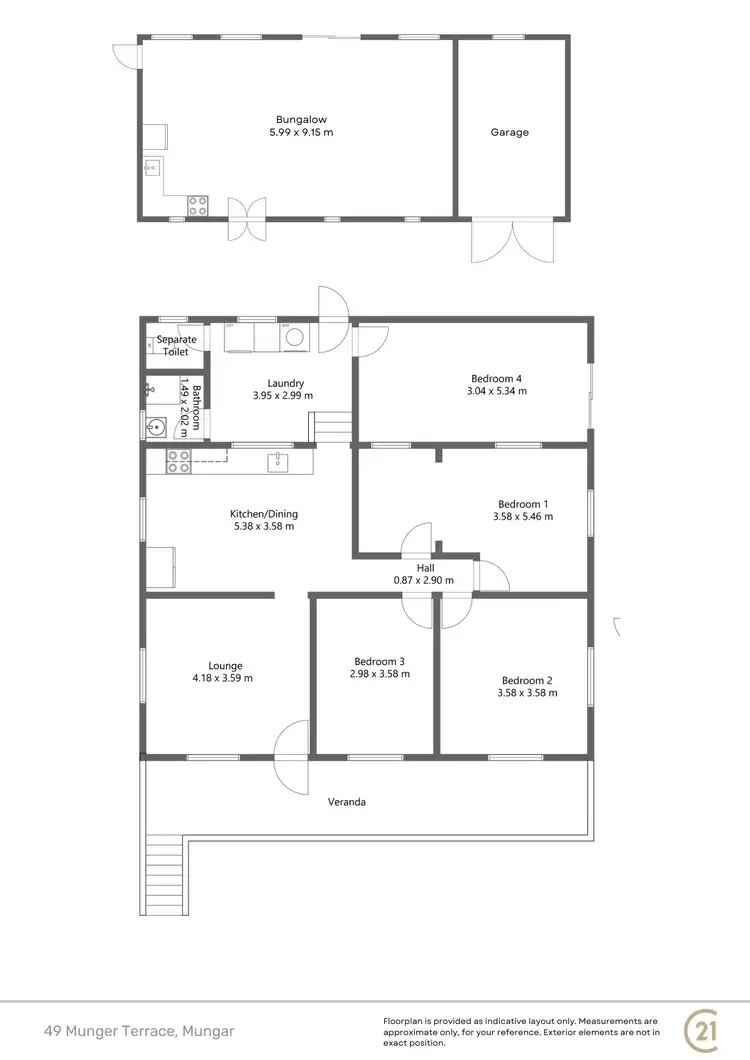 Floorplan of Homely house listing, 49 Mungar Terrace, Mungar QLD 4650