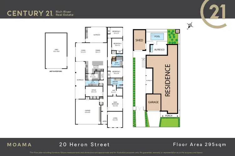 Floorplan of Homely house listing, 20 Heron Street, Moama NSW 2731