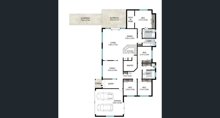Floorplan of Homely house listing, 24 Kristen Court, Redcliffe QLD 4020