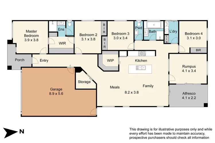 Floorplan of Homely house listing, 19 Dewpond Crescent, Wollert VIC 3750