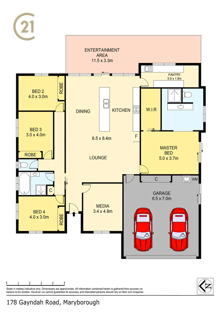 Floorplan of Homely house listing, 178 Gayndah Road, Maryborough West QLD 4650