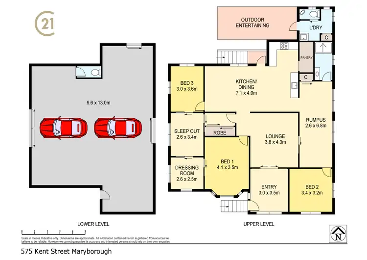 Floorplan of Homely house listing, 575 Kent Street, Maryborough QLD 4650