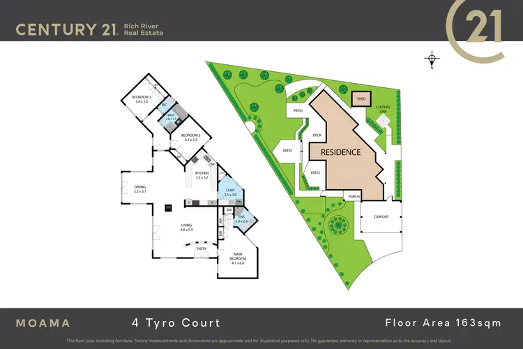 Floorplan of Homely house listing, 4 Tyro Court, Moama NSW 2731