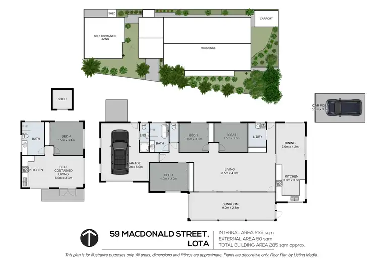 Floorplan of Homely house listing, 59 MacDonald Street, Lota QLD 4179