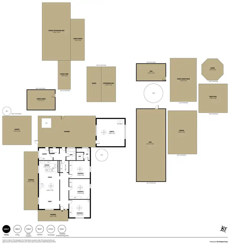 Floorplan of Homely house listing, 80 Clare Road, Kapunda SA 5373