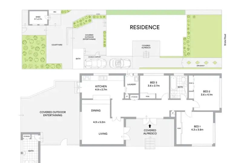 Floorplan of Homely house listing, 19 Bristol Road, Hurstville NSW 2220