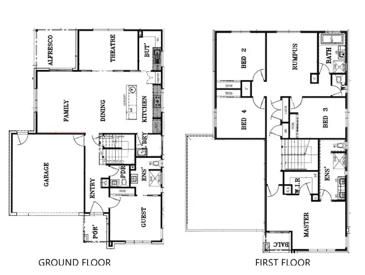 Floorplan of Homely house listing, 8 Saltmarsh Road, Officer VIC 3809
