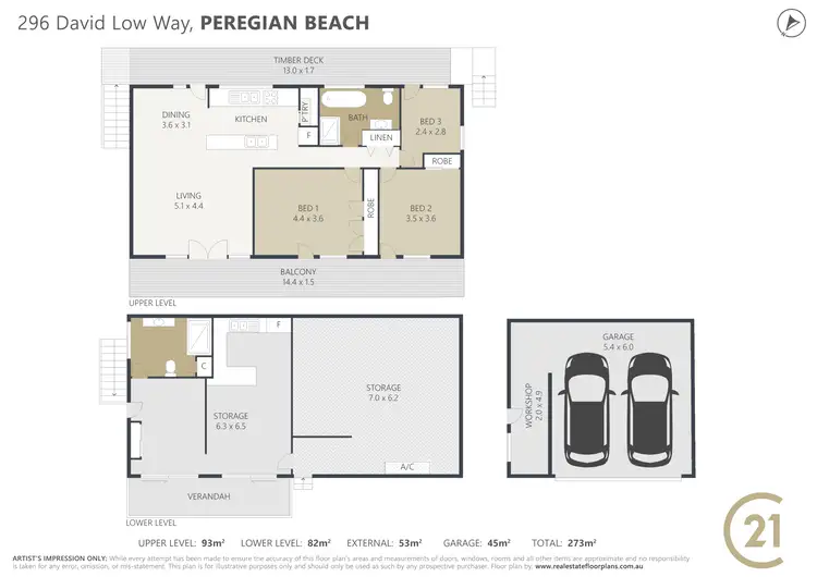 Floorplan of Homely house listing, 296 David Low Way, Peregian Beach QLD 4573