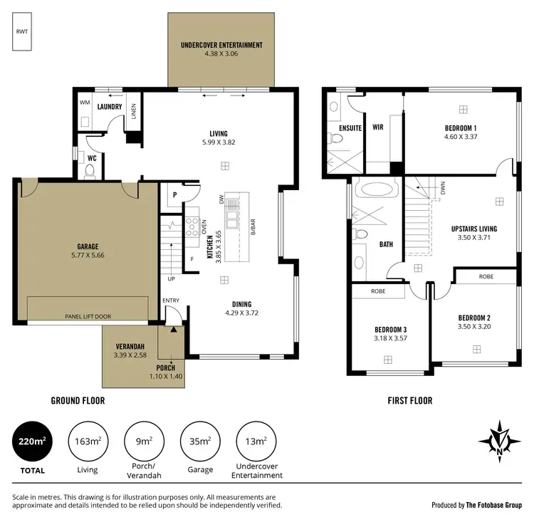Floorplan of Homely house listing, 1E Quandong Street, North Brighton SA 5048