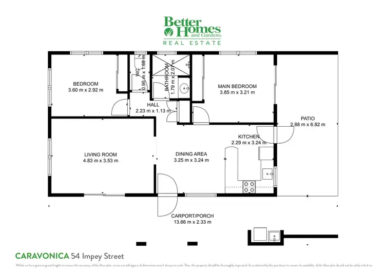 Floorplan of Homely house listing, 54 Impey Street, Caravonica QLD 4878