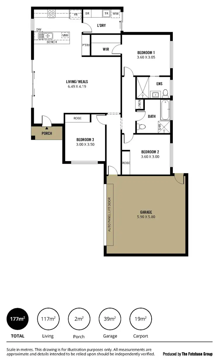 Floorplan of Homely house listing, 15B Bower Street, Woodville SA 5011