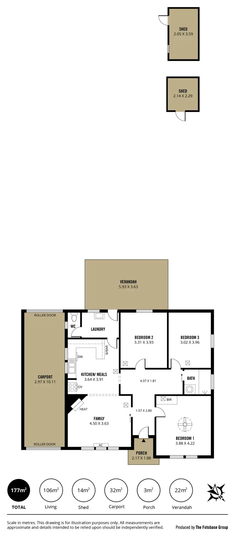 Floorplan of Homely house listing, 18 Swansea Street, Largs North SA 5016