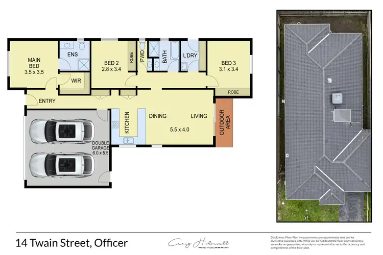Floorplan of Homely house listing, 14 Twain Street, Officer VIC 3809