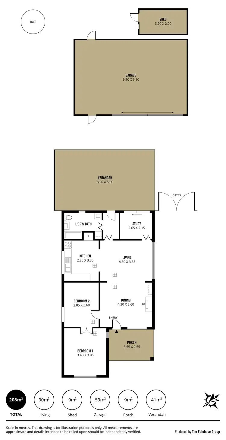 Floorplan of Homely house listing, 8 George Street, Alberton SA 5014