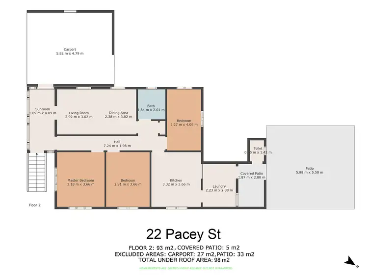 Floorplan of Homely house listing, 22 Pacey Street, Gympie QLD 4570