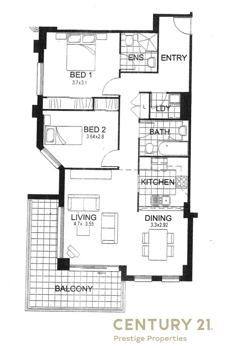 Floorplan of Homely apartment listing, 502/30 Warayama Place, Rozelle NSW 2039