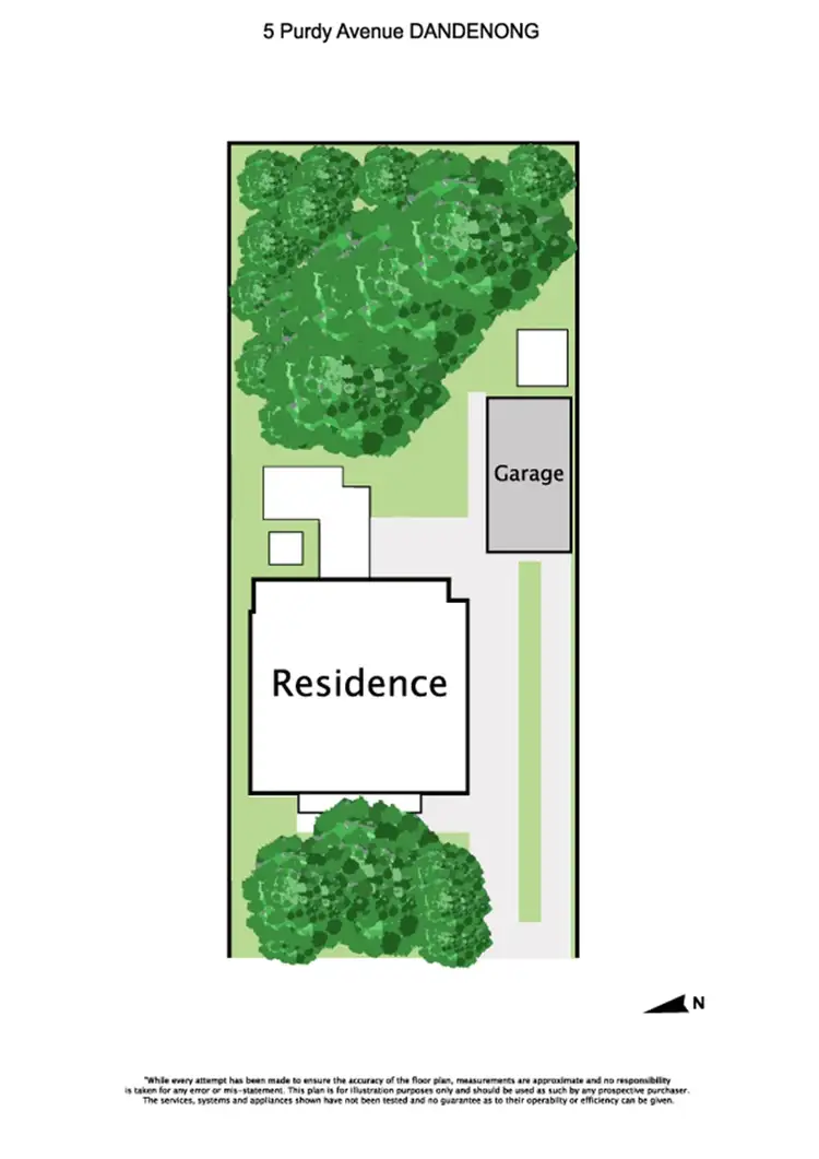 Floorplan of Homely house listing, 5 Purdy Avenue, Dandenong VIC 3175