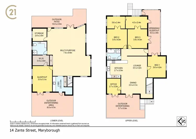 Floorplan of Homely house listing, 14 Zante Street, Maryborough QLD 4650