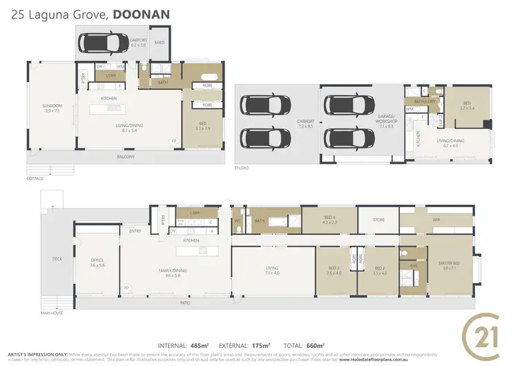 Floorplan of Homely rural property listing, 25 Laguna Grove, Doonan QLD 4562