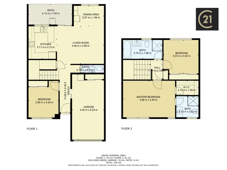 Floorplan of Homely townhouse listing, 8/4-5 Shayduk Close, Gympie QLD 4570