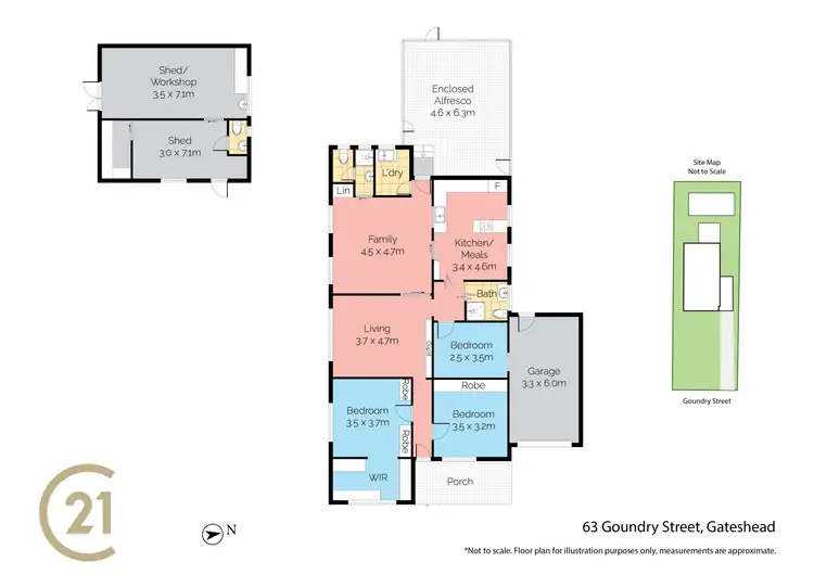 Floorplan of Homely house listing, 63 Goundry Street, Gateshead NSW 2290