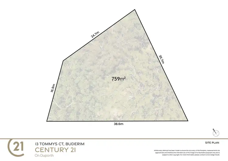 Floorplan of Homely land listing, 13 Tommys Court, Buderim QLD 4556