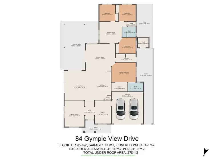 Floorplan of Homely house listing, 84 Gympie View Drive, Southside QLD 4570