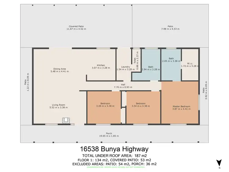 Floorplan of Homely rural property listing, 16538 Bunya Highway, Goomeri QLD 4601