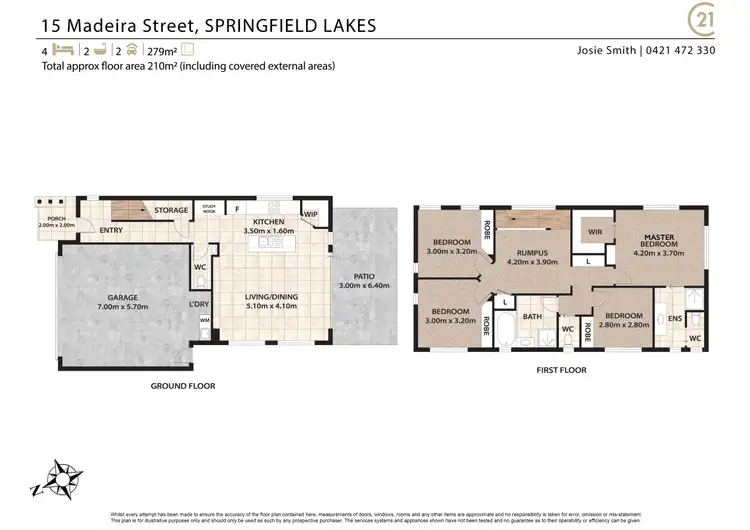 Floorplan of Homely house listing, 15 Madeira Street, Springfield Lakes QLD 4300