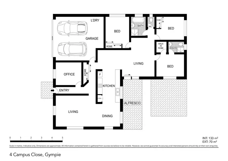 Floorplan of Homely house listing, 4 Campus Close, Gympie QLD 4570
