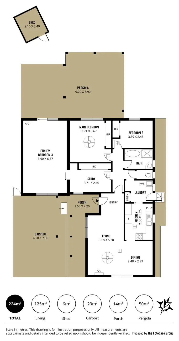 Floorplan of Homely house listing, 7 Yutika Court, Surrey Downs SA 5126