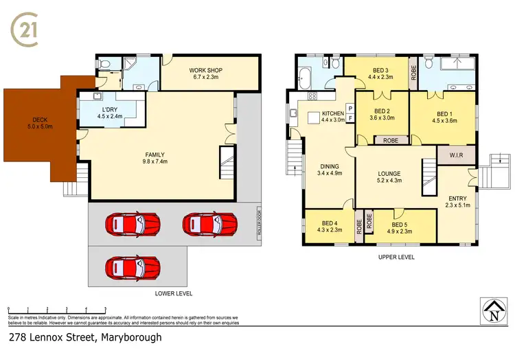 Floorplan of Homely house listing, 278 Lennox Street, Maryborough QLD 4650