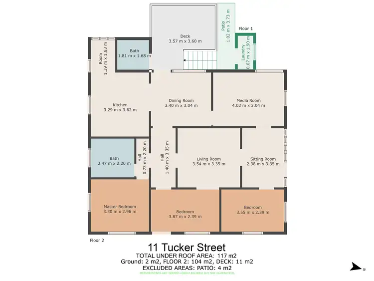 Floorplan of Homely house listing, 11 Tucker Street, Gympie QLD 4570