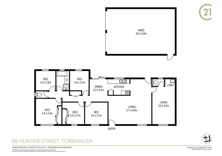 Floorplan of Homely rural property listing, 88 Hunter Street, Torbanlea QLD 4662