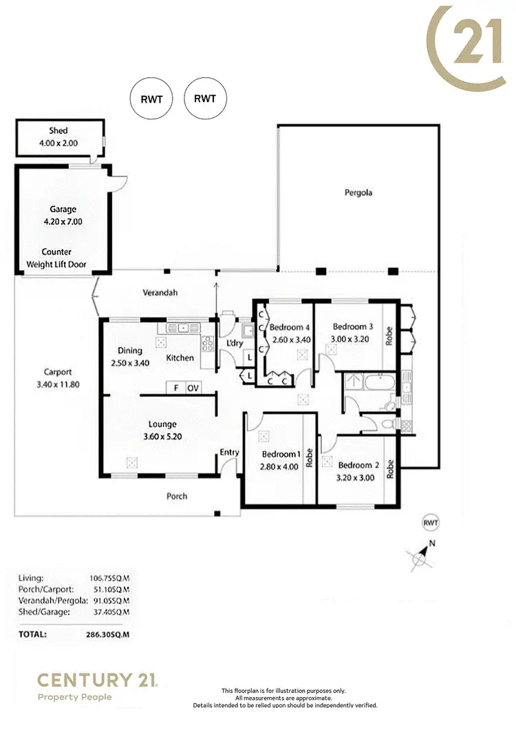 Floorplan of Homely house listing, 13 Rositano Drive, Salisbury SA 5108