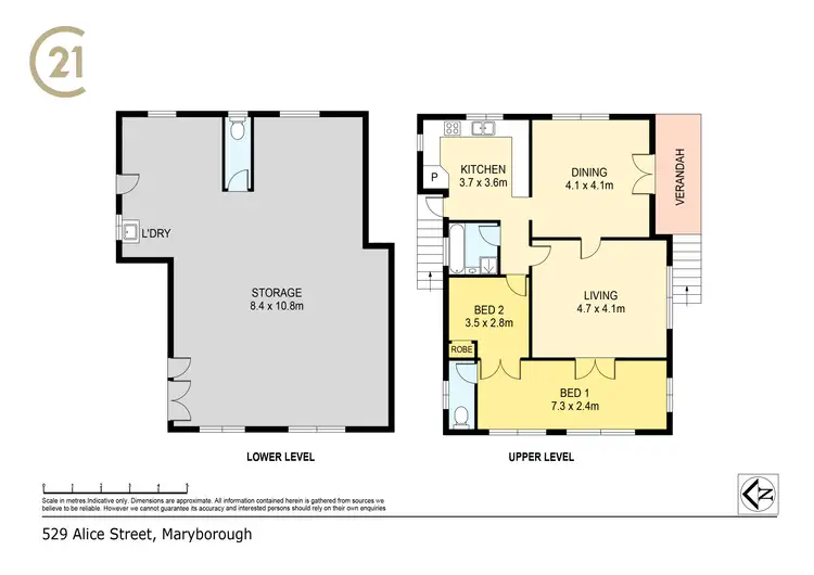 Floorplan of Homely house listing, 529 Alice Street, Maryborough QLD 4650