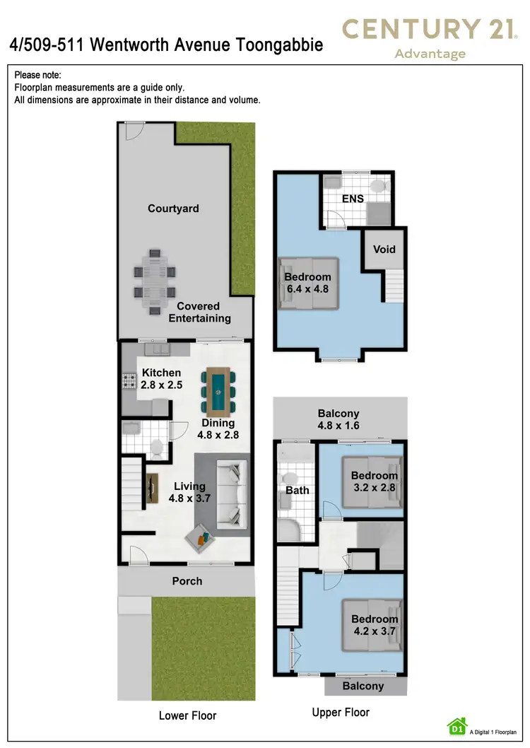 Floorplan of Homely townhouse listing, 4/509-511 Wentworth Avenue, Toongabbie NSW 2146