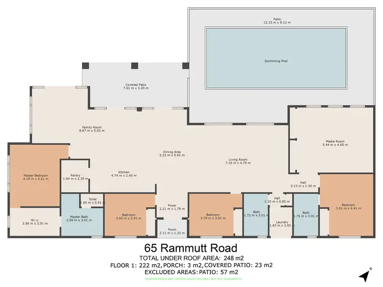 Floorplan of Homely rural property listing, 65 Rammutt Road, Chatsworth QLD 4570