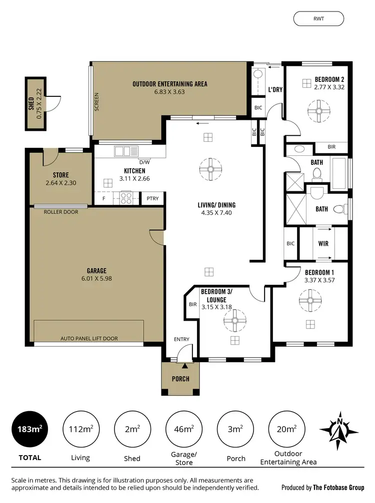 Floorplan of Homely house listing, 9 Hope Street, Dover Gardens SA 5048