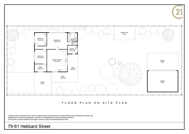 Floorplan of Homely house listing, 79-81 Hebbard Street, Broken Hill NSW 2880
