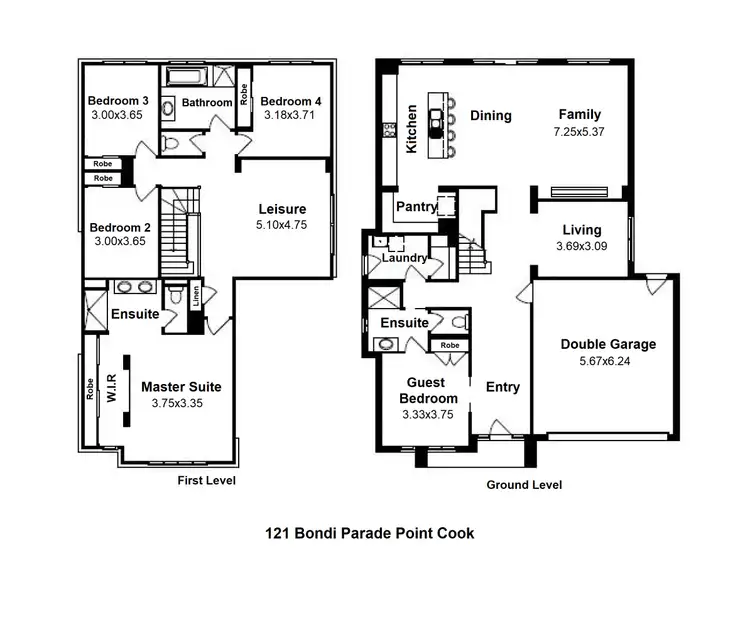 Floorplan of Homely house listing, 121 Bondi Parade, Point Cook VIC 3030