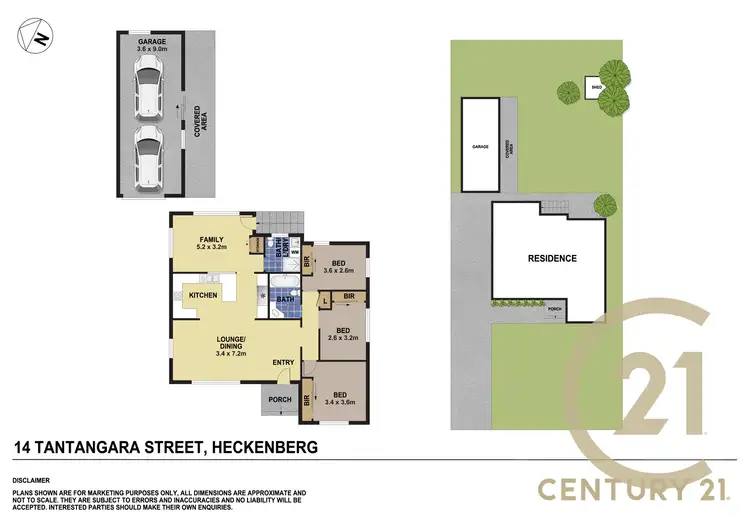 Floorplan of Homely house listing, 14 Tantangara Street, Heckenberg NSW 2168