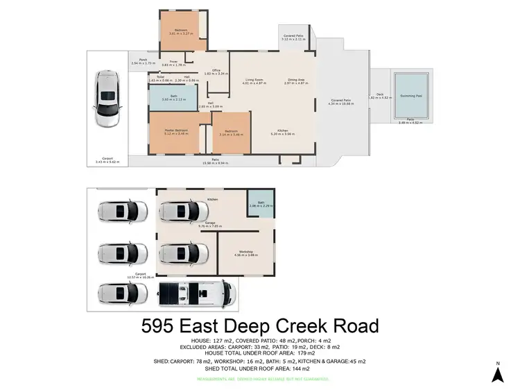 Floorplan of Homely rural property listing, 595 East Deep Creek Road, Cedar Pocket QLD 4570