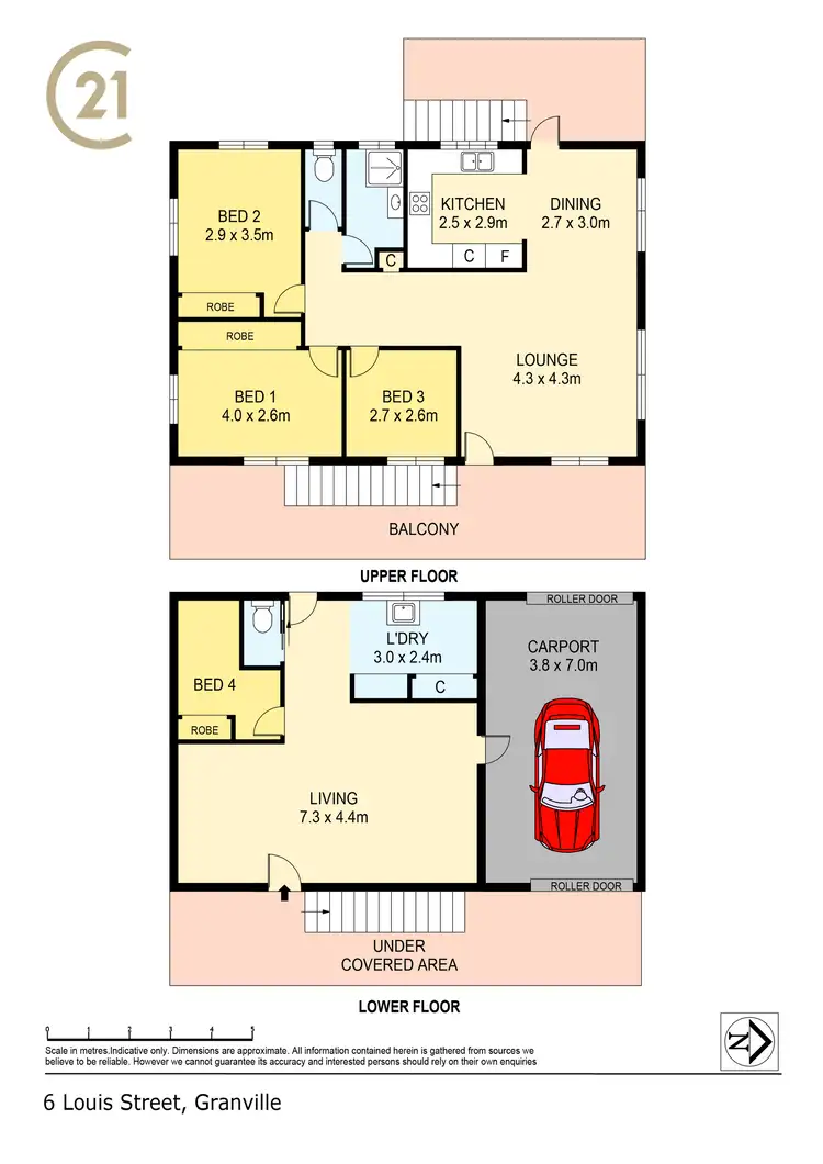 Floorplan of Homely house listing, 6 Louis Street, Granville QLD 4650