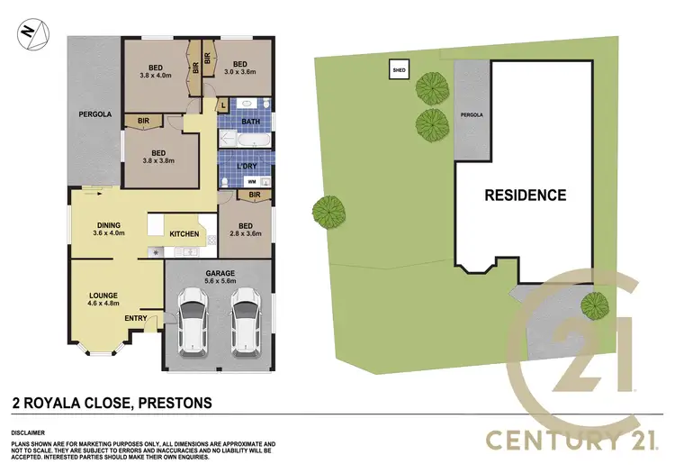 Floorplan of Homely house listing, 9 Pambula Ave, Prestons NSW 2170