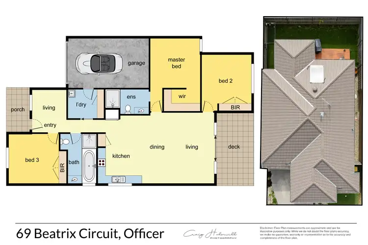 Floorplan of Homely house listing, 69 Beatrix Circuit, Officer VIC 3809