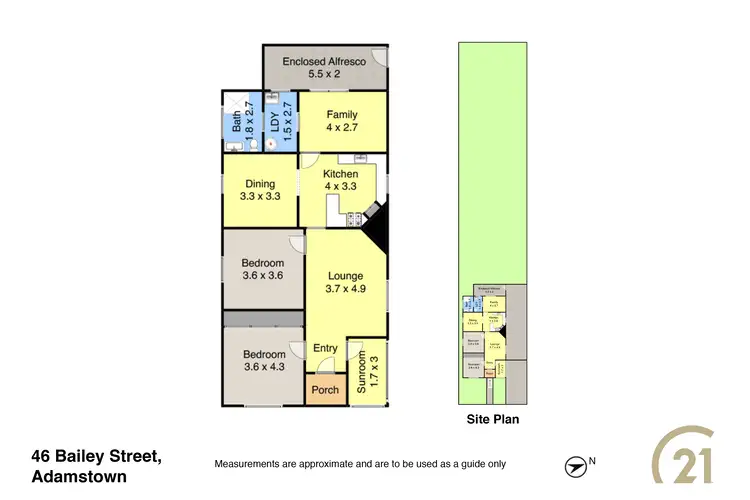 Floorplan of Homely house listing, 46 Bailey Street, Adamstown NSW 2289
